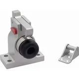 Schnegel Türfeststeller 001/588/1 Alu.silberf.einbrennlackiert Bodenmontage