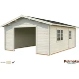 Palmako Holzgarage Roger ohne Tor 540 cm x 540 cm