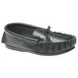 Mokkers Herren Gordon Leder Mokassins / Hausschuhe / Pantoffeln DF809 (47 EUR) (Schwarz) - Schwarz - 47