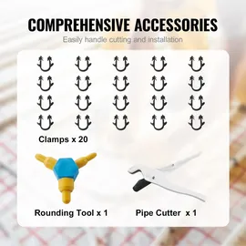 Vevor Aluverbundrohr 200 m PEX-Rohr