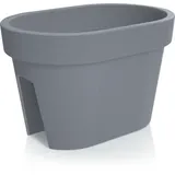 Prosperplast Blumentopf LOFLY RAILING Lang Grau 39,6 cm