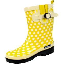 Bockstiegel Damen Regenstiefel Dorin-K gelb/multi Gummistiefel gelb 39