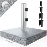 Anaterra Granitschirmständer, 25 kg, eckig,