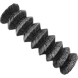 V2Aox Maschendrahtzaun 80 - 150 cm Höhe 15 / 25 m Länge Maschendraht Gartenzaun Zaun 2 Farben V2Aox, Farbe:Anthrazit, Zaunhöhe:80 cm, Zaunlänge:25 m - Grau