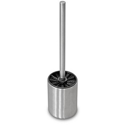 WC-Garnitur mit Halter silber Metall