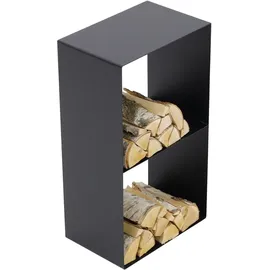 Magnus Kaminholzregal Stahl 45 x 30 x 80 cm Schwarz