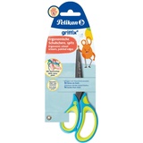 Pelikan griffix Schulschere 15cm Neon Fresh Blue, spitz, Linkshänder, Blisterverpackung (810265)