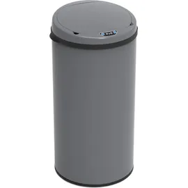 Svita Sensor-Mülleimer 42L Stahl Mülleimer mit Sensor Elektrischer Abfalleimer Küche Automatik Mülleimer Grau