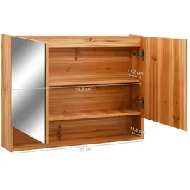 vidaXL Eiche 60 cm braun