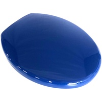 ADOB WC Sitz Klobrille mit Absenkautomatik blau, zur Reinigung abnehmbar, 46065