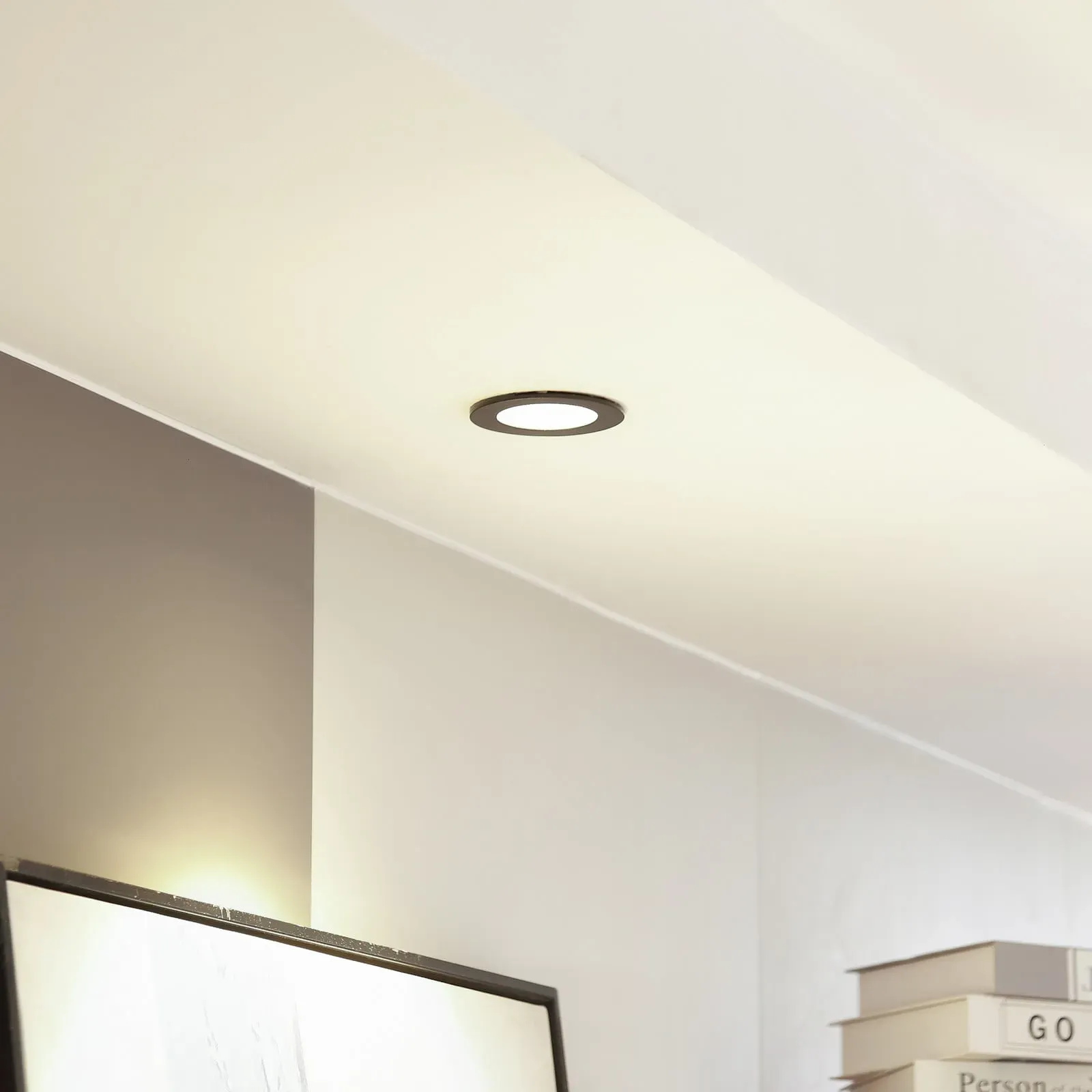 Spotlight Arcchio, Aryx, dimmbar, Schwarz, für Wohnzimmer, Metall, Modern - 0.4