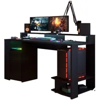 Parisot Gaming Gaming Desk inkl. LED Beleuchtung