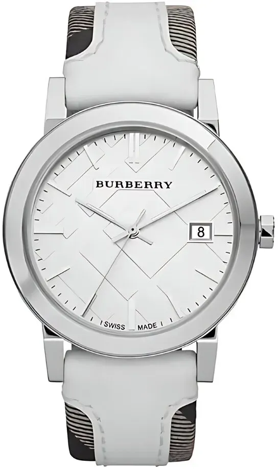 Burberry The City Damenuhr silber weiß