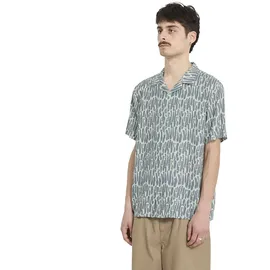 Volcom Boldstone Kurzarmhemd Grau XL