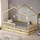 ML-Design Hausbett 90 x 200 cm Kiefer naturbelassen beige