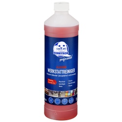 ROBBYROB Professional Werkstattreiniger Allround, Konzentrat, Industriereiniger für alle wasserfesten Flächen, Kacheln und Küchenwände, 1 Liter - Flasche