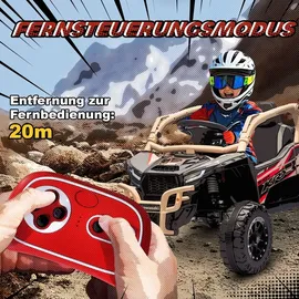 aiyaplay Kinder Elektroauto UTV Gelb (1-tlg)