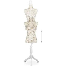 Relaxdays Schneiderpuppe höhenverstellbar