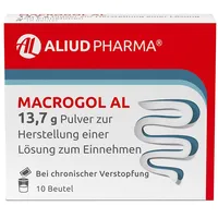 ALIUD PHARMA Macrogol AL, 13,7 g Pulver: Pulver zur Herstellung einer Lösung, zur Behandlung von chronischer Verstopfung