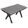 bene living Ausziehtisch Granada 160-210 x 90 x 76 cm Light Grey