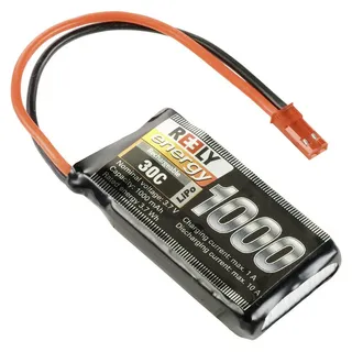Reely Modellbau-Akkupack (LiPo) 3.7 V 1000 mAh Zellen-Zahl: 1 30 C BEC