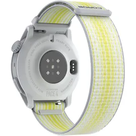 COROS Pace 4 GPS 43 mm Nylonarmband Weiß 22 mm