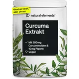 Curcuma Extrakt - 90 Kapseln - Curcumingehalt EINER Kapsel entspricht ca. 10.000mg Kurkuma - Hochdosiert aus 95% Extrakt - Laborgeprüft, vegan und in Deutschland produziert