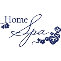 GRAZDesign Wandtattoo Home Spa mit Blüten für Bad maritime Türaufkleber Fliesenaufkleber - 108x57cm / 049 königsblau