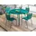 vente-unique MIRMANDE Gartentisch Ø 110 x 74 cm Blau