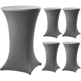 Trutzholm Stehtischhusse Grau Ø 60 cm 5er Set