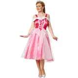 dressforfun Kostüm Prinzessin Aurora | Abendkleid zum Schnüren mit eingenähtem Tüll-Unterrock (M | no. 301874) - M