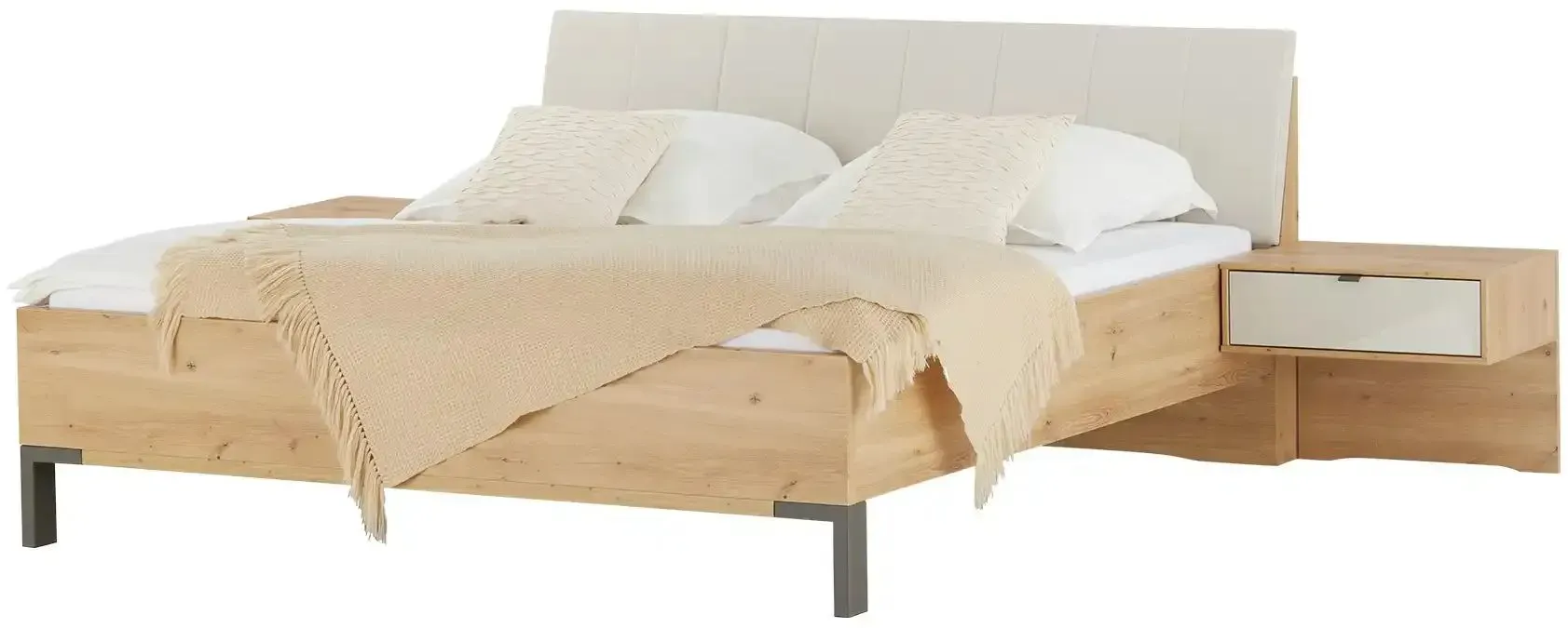 Primo Bettanlage  3-teilig   ¦ holzfarben ¦ Maße (cm): B: 209 H: 97