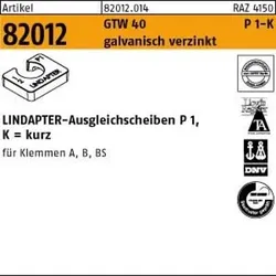 LINDAPTER-Ausgleichsscheiben ART 82012 P1 M 24 feuerverzinkt, kurz S
