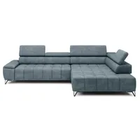 Ecksofa Palladio Stoff Ice Blue