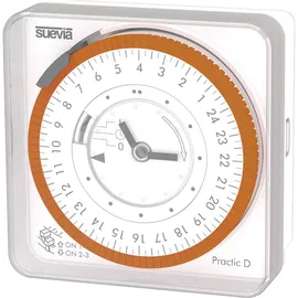 SUEVIA Practic D Fronttafeleinbau-Zeitschaltuhr analog 230 V/AC 3680W