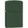 Zippo Sturmfeuerzeug - Green Matte, Base Model - Nachfüllbar - Wiederverwendbar - Windfestes Design - Geschenkbox - Made in USA
