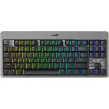 Mountain Everest Core TKL Tastatur - MX Brown ISO, DE-Layout DE Kabelgebunden), Tastatur, Grau