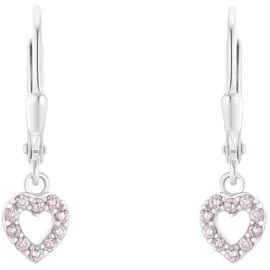 Prinzessin Lillifee Ohrhänger Lillifee rosa Silber 2036433 2,1 cm