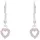 Prinzessin Lillifee Ohrhänger Lillifee rosa Silber 2036433 2,1 cm