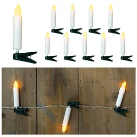 MARELIDA Baumkerzen LED 70 cm Weiß