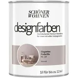 SCHÖNER WOHNEN-Farbe Wandfarbe Designfarbe  (Elegantes Puderlila, Matt, 1 l, Konservierungsmittelfrei)
