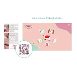 Jovi DIY Air Dry Magnete Modelliermasse mehrfarbig