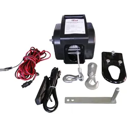 HPAUTO Motorseilwinde 12V 2,7t Freilauf Seilwinden VPE 1x  20601