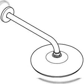 Grohe Tempesta 210 Brausearm 28,6cm, chrom