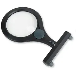 Carson LumiCraft Vergrößerungsglas 2x Schwarz