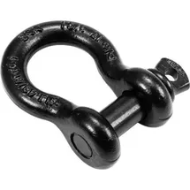 Safetex Schäkel 19mm schwarz mit Schraubbolzen