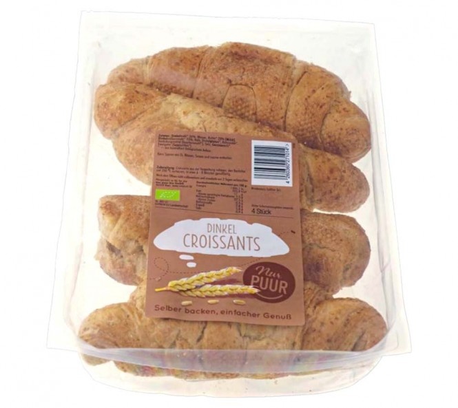 NurPuur Dinkel-Croissants bio (4St)