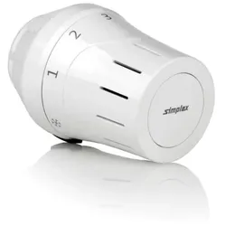 Simplex Design-Thermostatkopf TC-E1 Gewindeanschluss