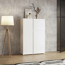 OTTO home Highboard 92 x 139 x 40 cm Weiß