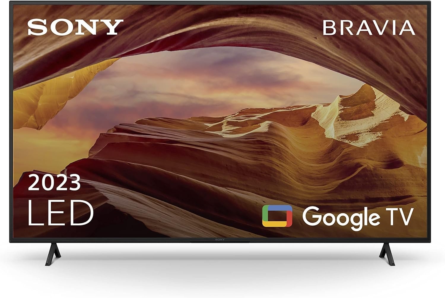 Sony BRAVIA, KD-65X75WL, 65 Zoll Fernseher, LED, 4K HDR, Google TV, Smart TV, Works with Alexa, BRAVIA CORE, HDMI 2.1, Gaming-Menü mit ALLM